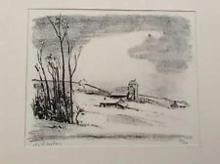 Гравюра Asselin - Maurice Asselin.  Dix estampes originales.