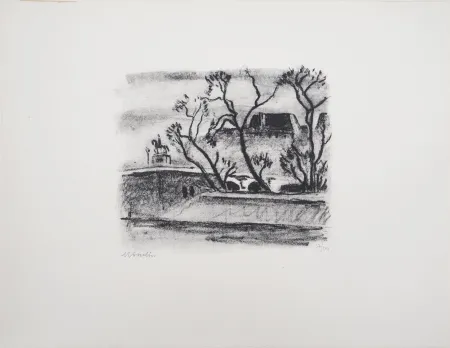 Литография Asselin - Paris, le Vert-galant