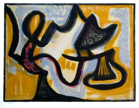 Литография Atlan - Le Simoun