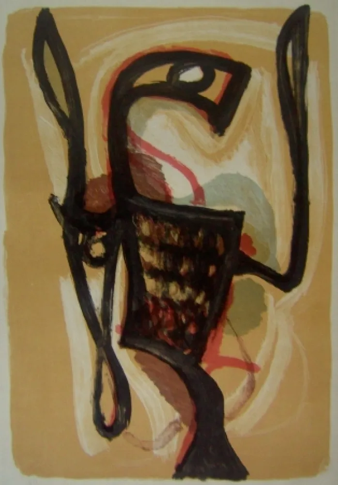 Литография Atlan - Oiseau de Lune