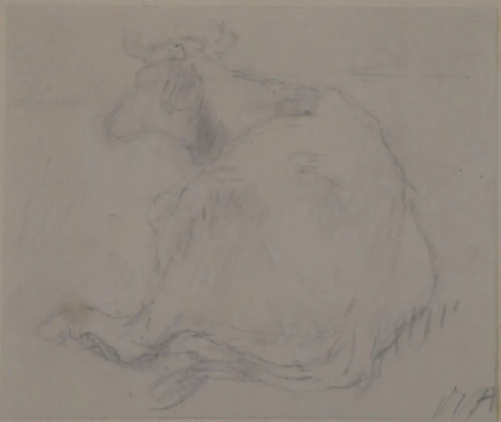 Нет Никаких Технических Auberjonois - Liegende Kuh / Reclining cow