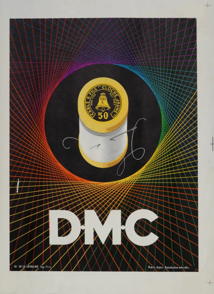 Литография Auriac - D.M.C,  c. 1950s-1960s