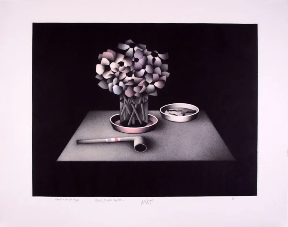 Mezzotint Avati - Bleu, blanc, rouge…