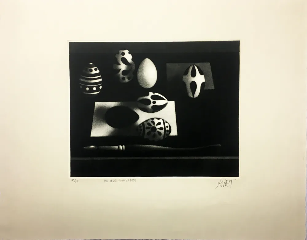Mezzotint Avati - Des œufs pour ta fête (1960)