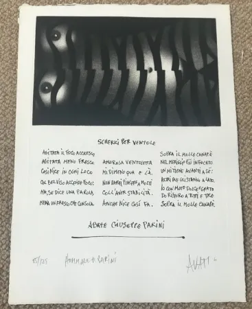 Гравюра Avati - Hommage a Parini