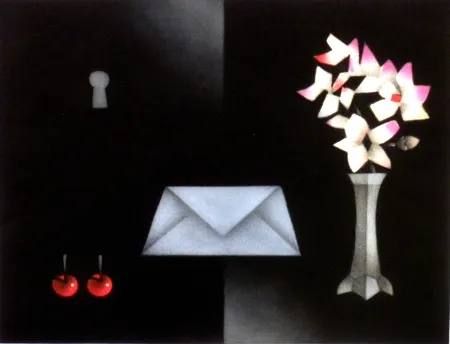 Mezzotint Avati - La lettre a Edgar Allan P.