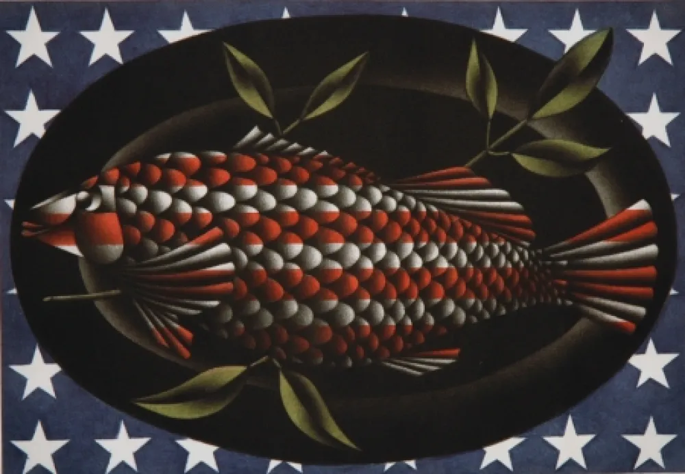 Mezzotint Avati - Le bar américain (II version)