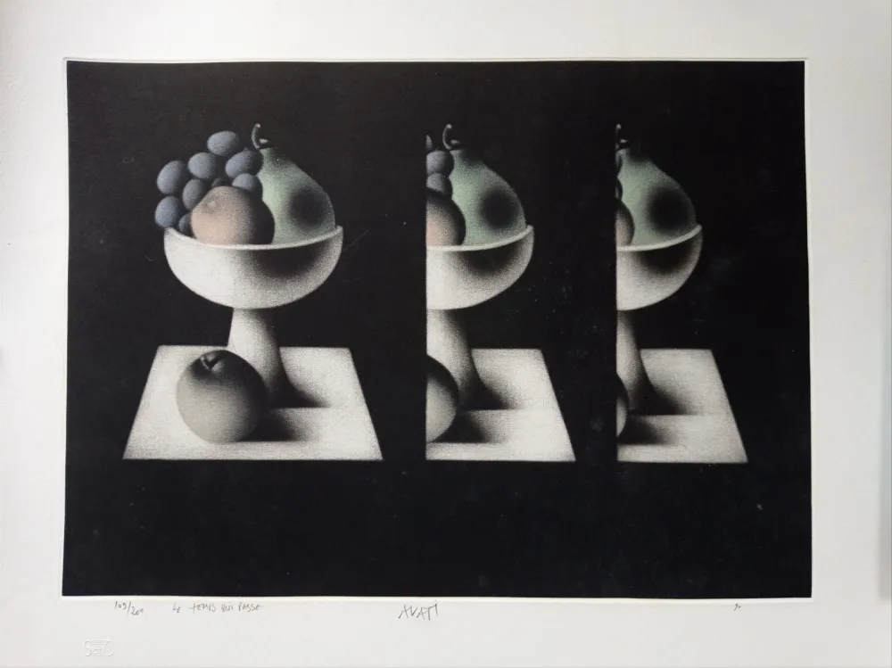 Mezzotint Avati - Le Temp Qui Passe