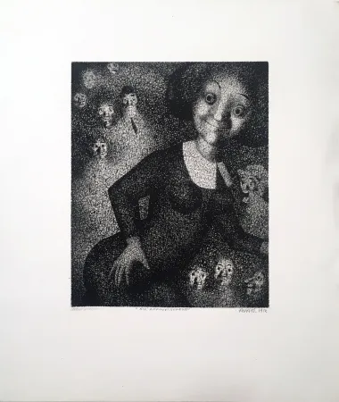 Акватинта Avati - XIVe arrondissement (1952)