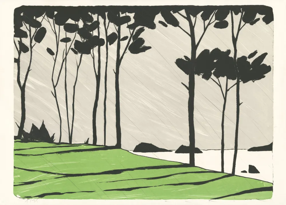 Литография Avril - Betagne - Vert