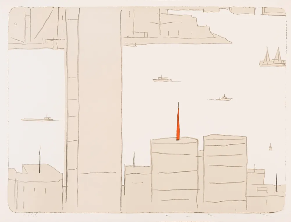 Литография Avril - HK - Morning