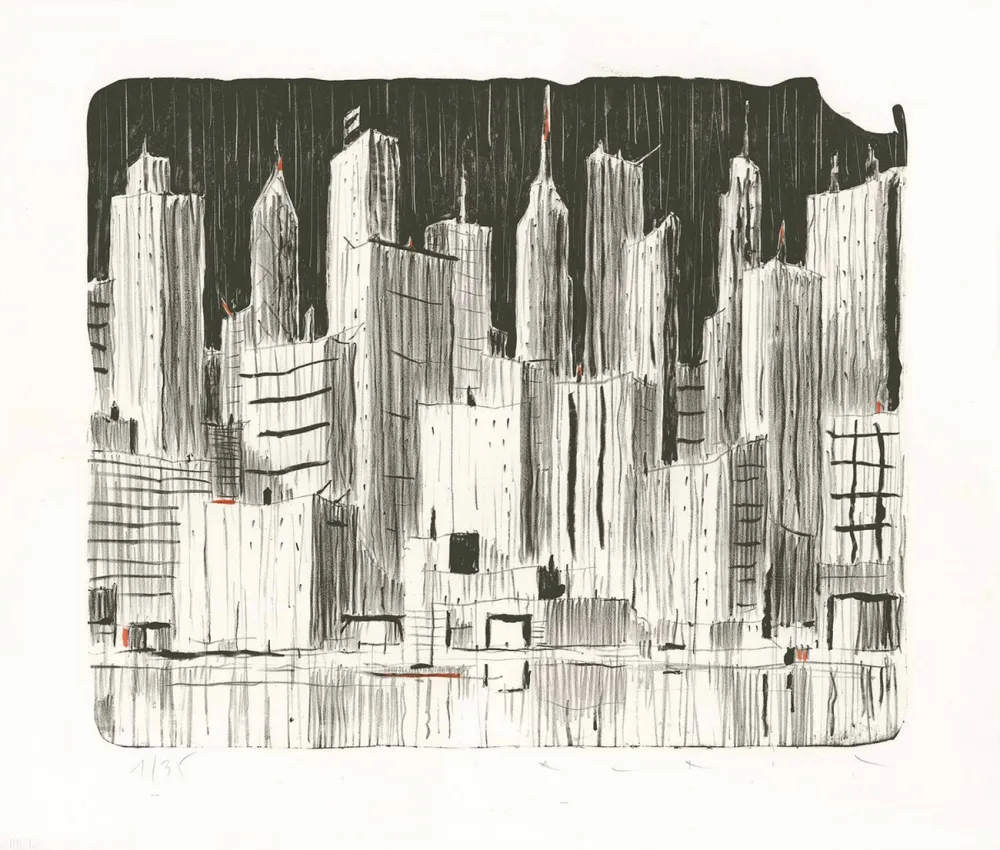 Литография Avril - Rainy Day