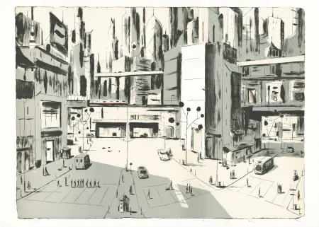 Литография Avril - Tokyo