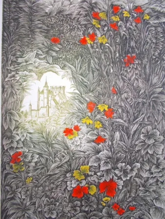 Литография Ayuso - El Alcazar