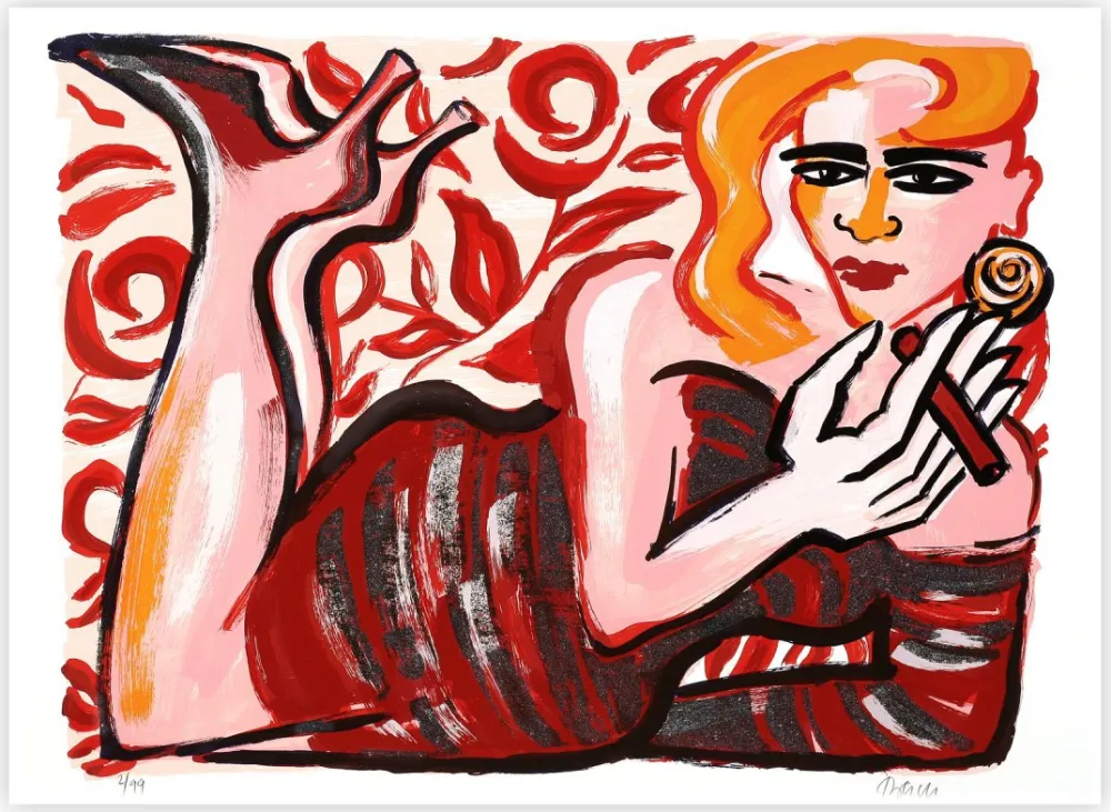 Сериграфия Bach - Fumando Espero