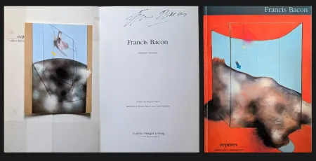 Иллюстрированная Книга Bacon - Hand-Signed catalog - Peintures Récentes - Hand-Signed catalog with invitation, 1984