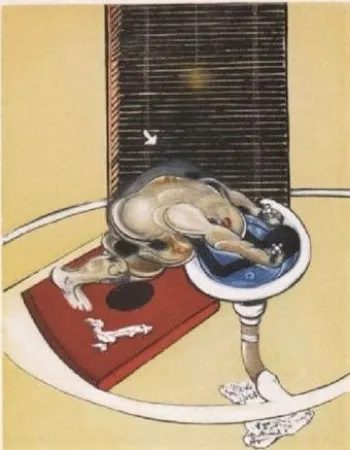 Офорт И Аквитанта Bacon - Man at the washbasin