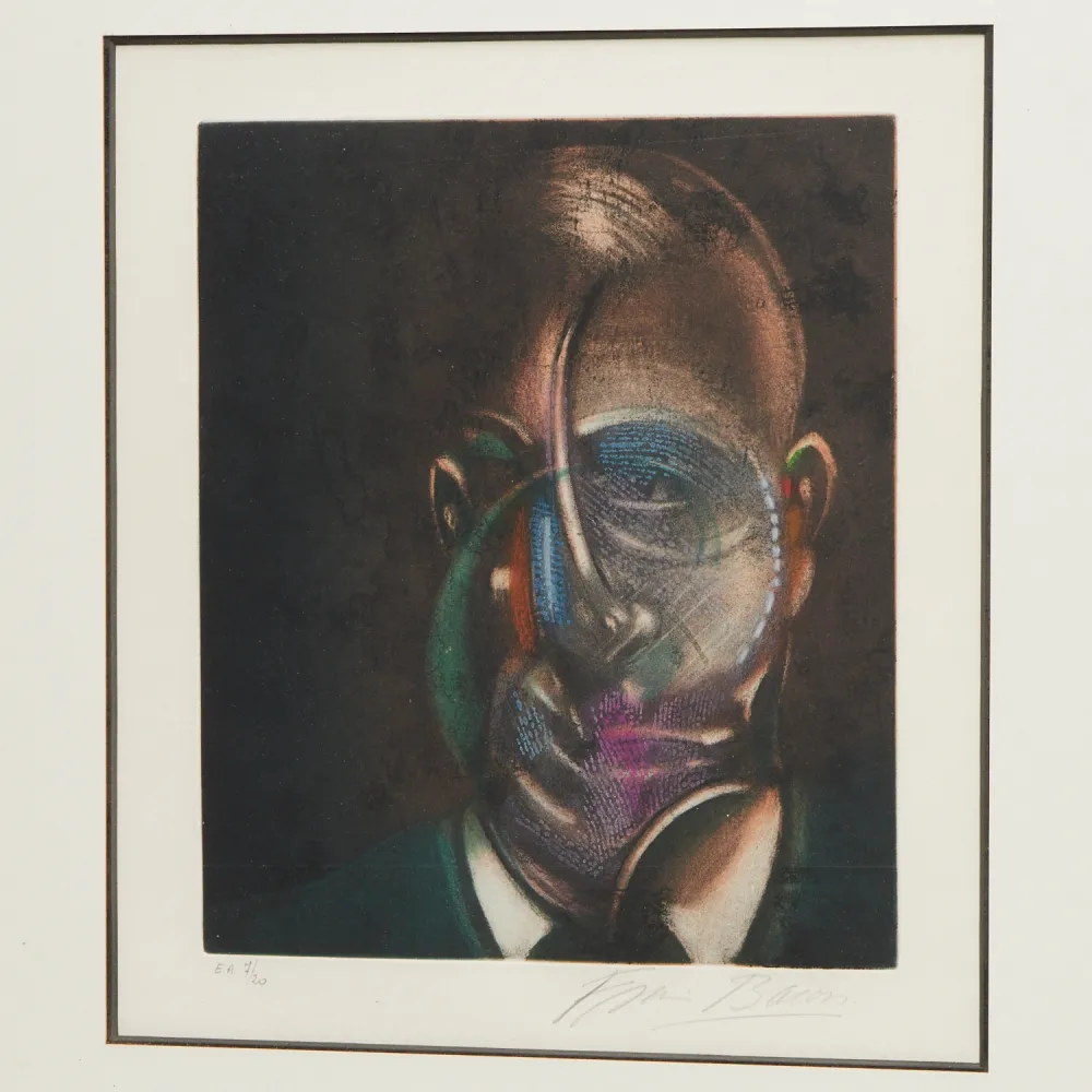 Гравюра Bacon - Portrait of Michel Leiris 