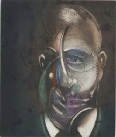 Офорт И Аквитанта Bacon - Portrait of Michel Leiris