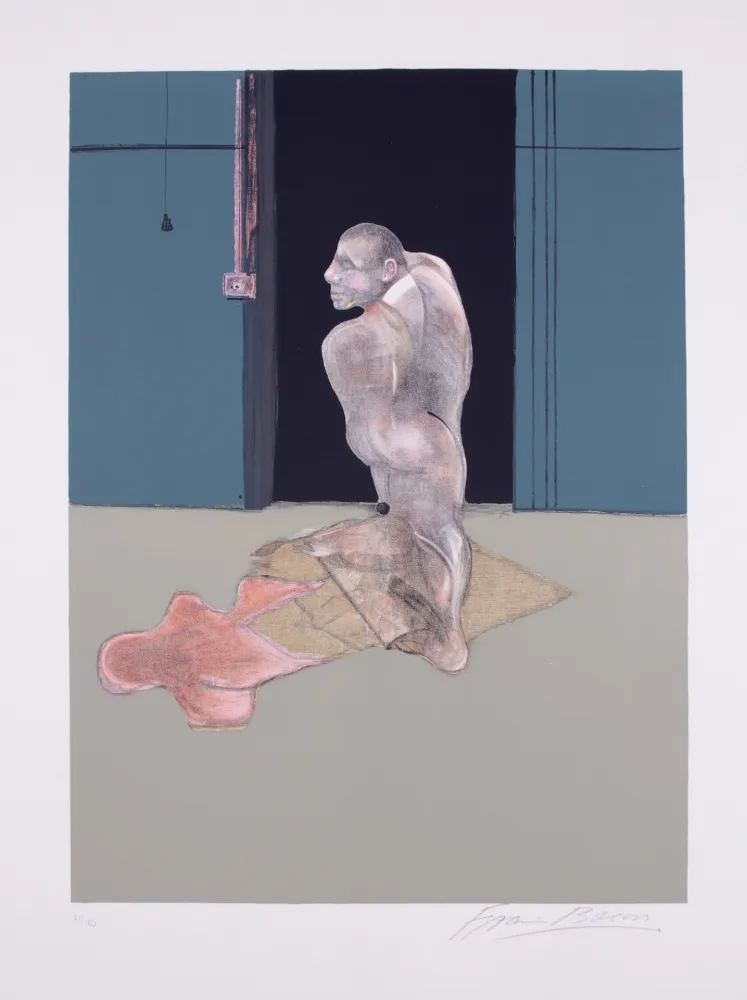 Литография Bacon -  Study for a portrait of John Edwards