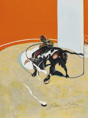 Литография Bacon - Study for bullfight, n° 3