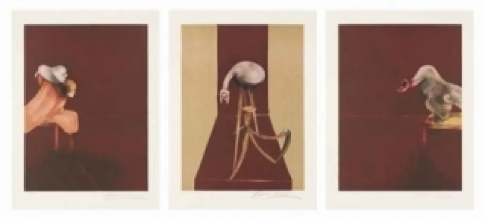 Литография Bacon - Tryptique 