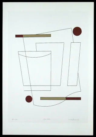 Сериграфия Badiali - Composizione (tavola 3)