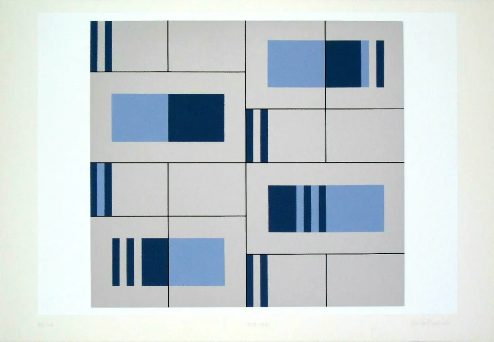 Сериграфия Badiali - Composizione (tavola 9)