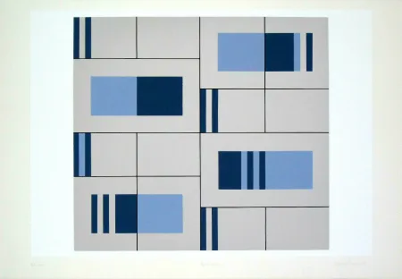 Сериграфия Badiali - Composizione (tavola 9)