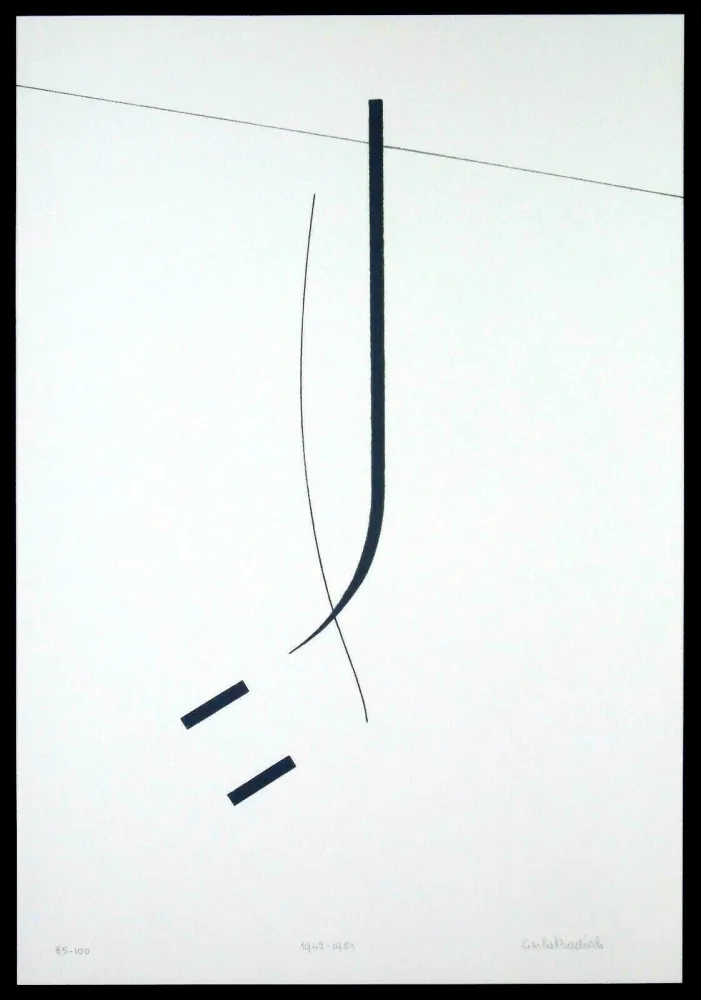 Сериграфия Badiali - Le vent se leve (tavola 5)