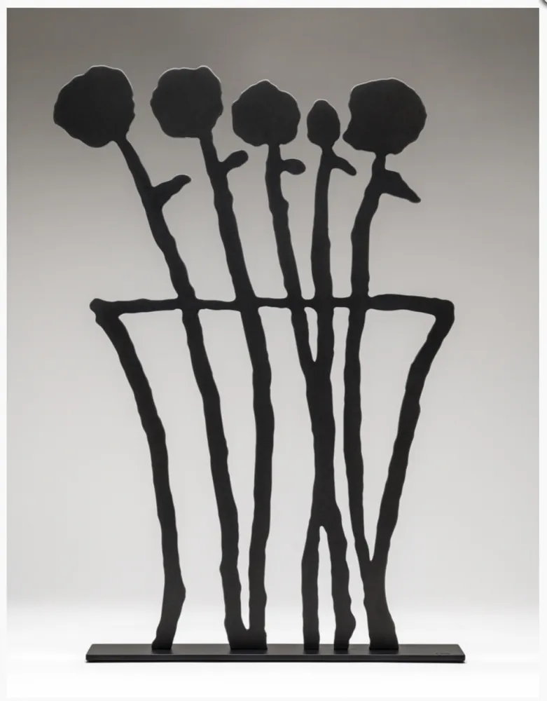 Нет Никаких Технических Baechler - Black Flowers Sculpture