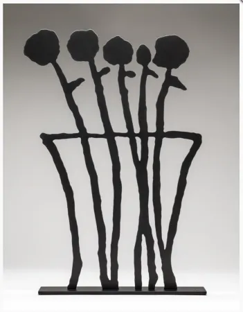 Нет Никаких Технических Baechler - Black Flowers Sculpture