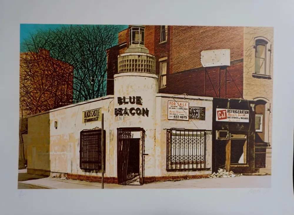 Сериграфия Baeder - Blue Beacon