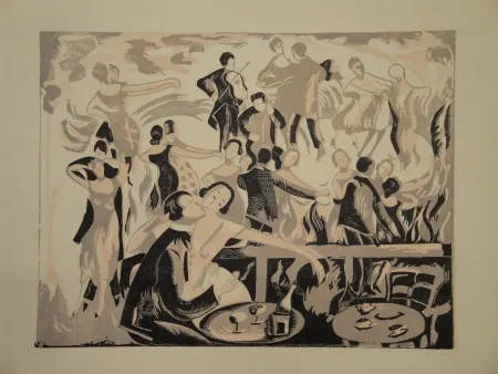 Линогравюра Bailly - Untitled