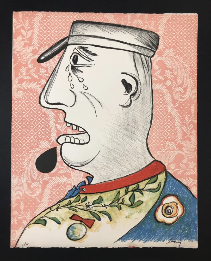 Литография Baj - 7 Color lithographs ( complete folder )