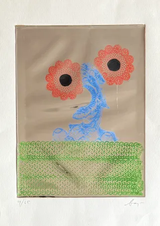 Офорт Baj - Acanthus Mollis Honorine Jobert