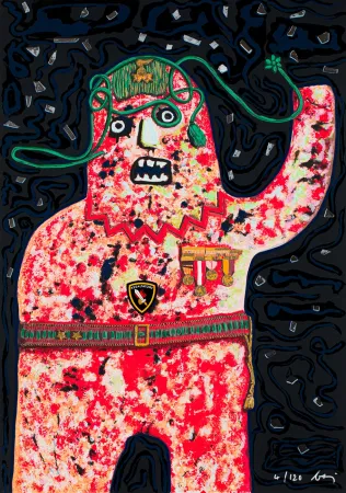 Сериграфия Baj - Assaltatore