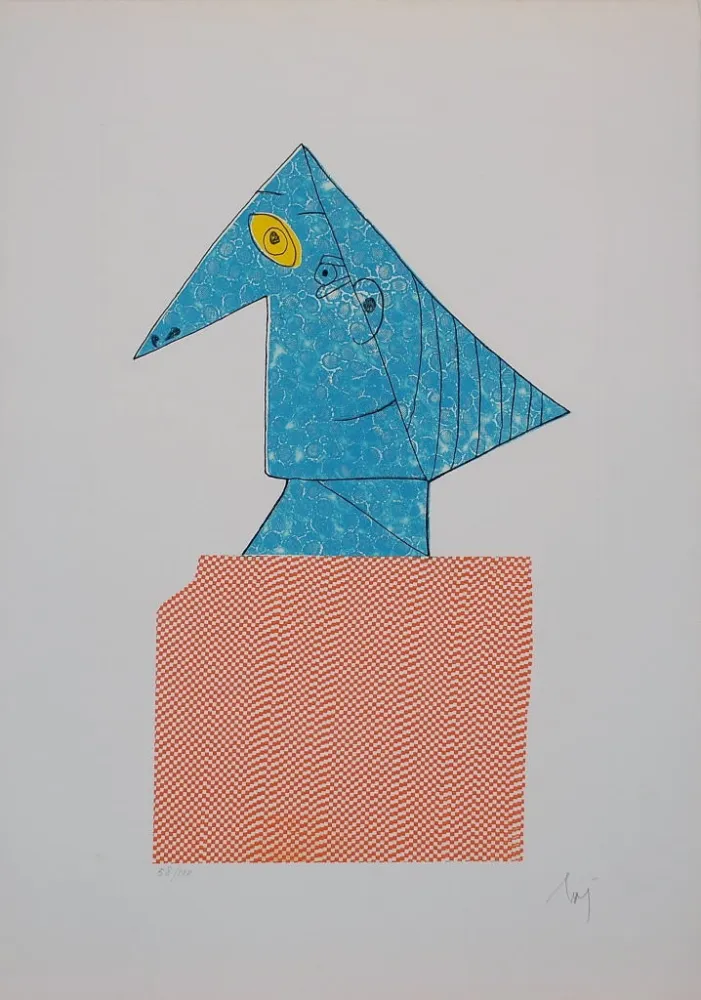 Гравюра Baj - Baj chez Picasso 1