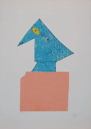 Гравюра Baj - Baj chez Picasso 1