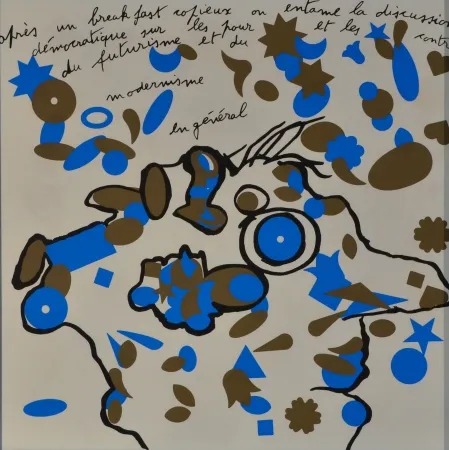 Литография Baj - Breakfast