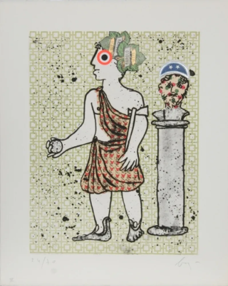 Акватинта Baj - Caius Flavius Valerius Claudius Constantinus