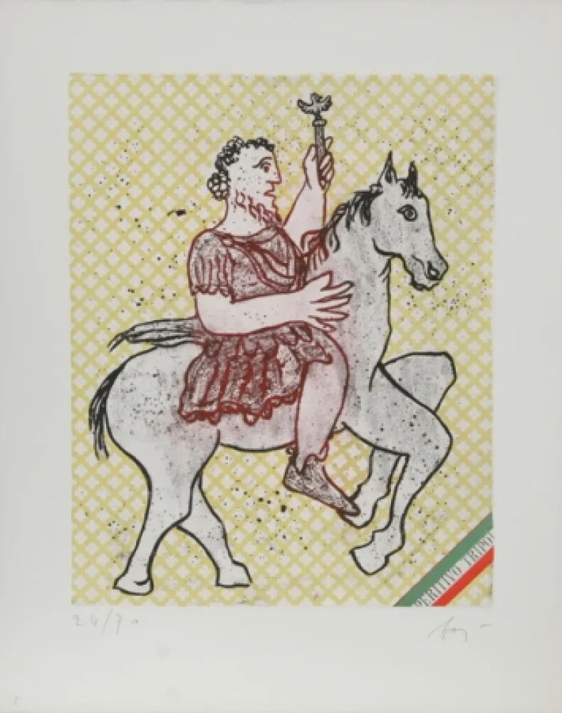 Акватинта Baj - Caius Julius Caesar Octivanius Augustus