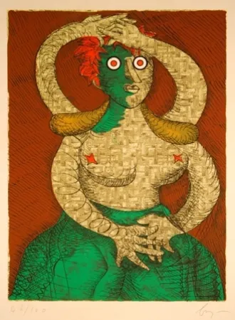 Офорт Baj - Caroline di Brunswick, Regina di Gran Bretagna e d'Irlanda