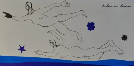 Литография Baj - Chasse aux honneurs