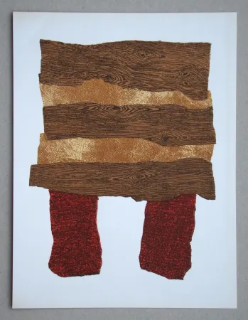 Литография Baj - Composition