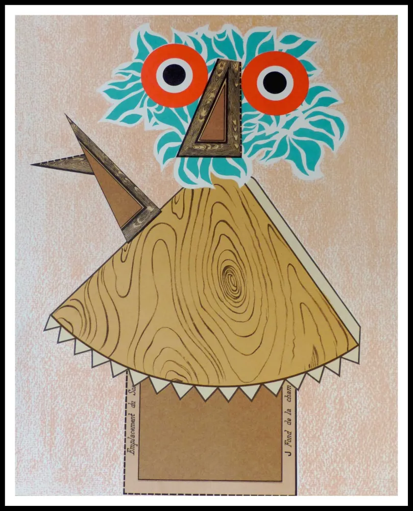 Литография Baj - Composition Figurative