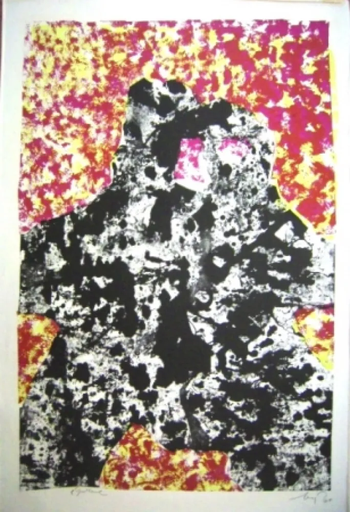 Литография Baj - Dalla Materia