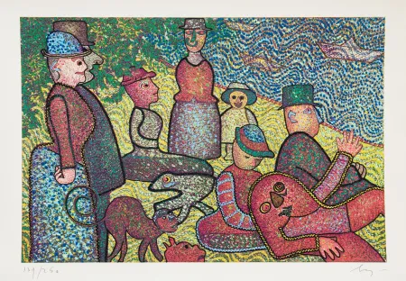 Многоэкземплярное Произведение Baj - D’apres la Grande Jatte