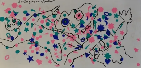 Литография Baj - D’aure gens