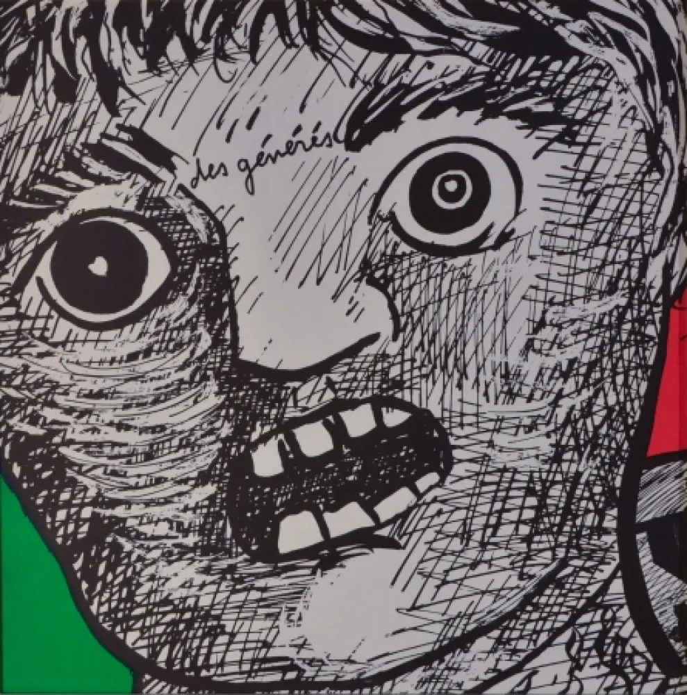 Литография Baj - Des Générs